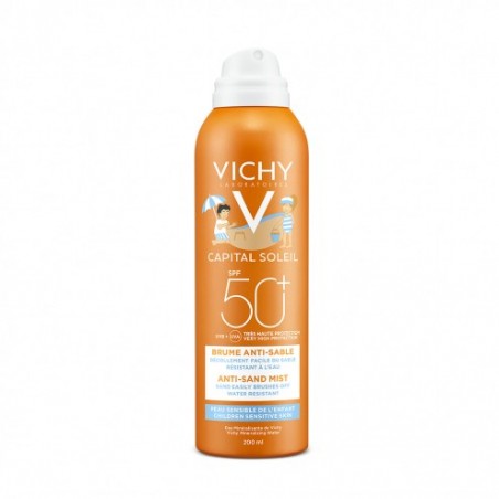 Vichy Capital Soleil Brume Anti-Sable Enfants SPF50+ Peau Sensible | 200ml