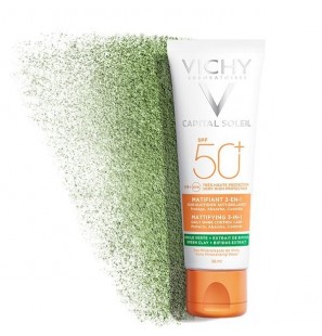 Vichy Capital Soleil Crème Solaire Matifiante 3en1 SPF50+ Peau Mixte Acnéique | 50ml