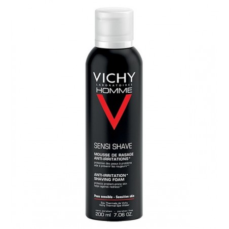 Vichy Homme Mousse à Raser Anti-Irritations Peau Sensible | 200ml