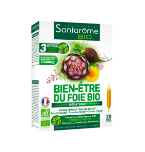 SANTAROME Bien-être du Foie BIO | 20 ampoules