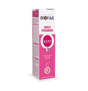 BIOFAR Kids Multivitamines | 20 Comprimés Effervescents