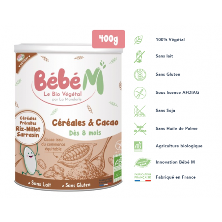 BEBE M CACAO céréales | 400 G