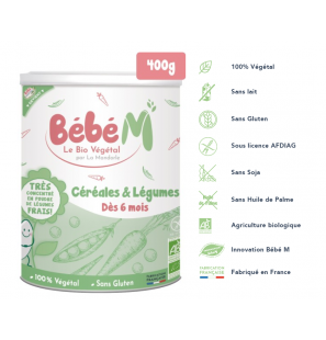 BEBE M LEGUMES céréales | 400 G