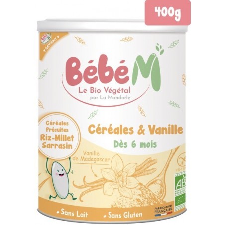 BEBE M VANILLE céréales | 400 G