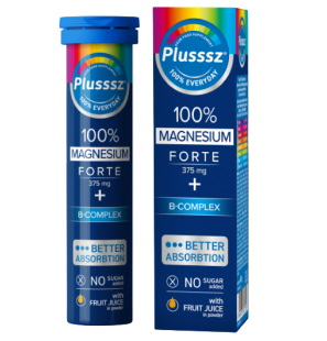 PLUSSSZ Magnez Forte 375 MG 20 comprimés effervescents