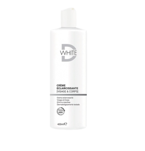 DWHITE crème éclaircissante Visage & Corps 400 ml