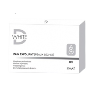 DWHITE pain exfoliant Peaux Sèches Blé 200G