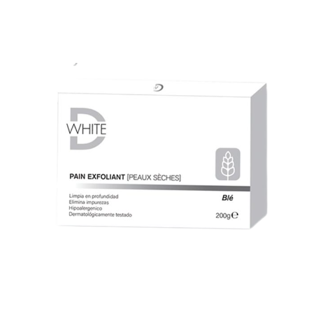 DWHITE pain exfoliant Peaux Sèches Blé 200G