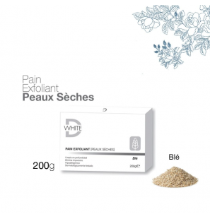 DWHITE pain exfoliant Peaux Sèches Blé 200G