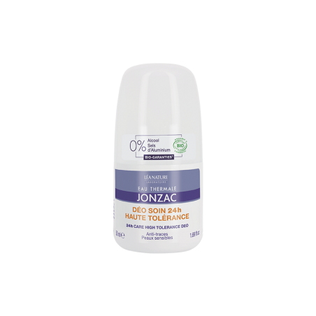 JONZAC déodorant Soin 24H haute tolérance BIO 50 ml