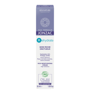 JONZAC REHYDRATE soin riche onctueux BIO 50 ml