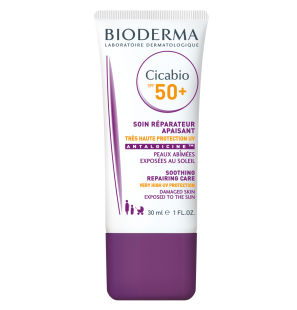 BIODERMA CICABIO spf50+ soin réparateur apaisant 30 ml