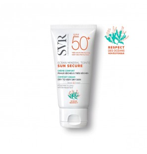 SVR SUN SECURE écran minéral teinté spf 50+ peaux sèches à très sèches | 50 ml