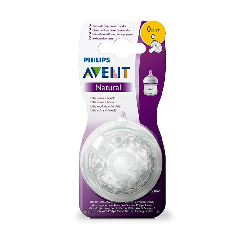 Avent Philips Tétine Natural 0 mois et + B2