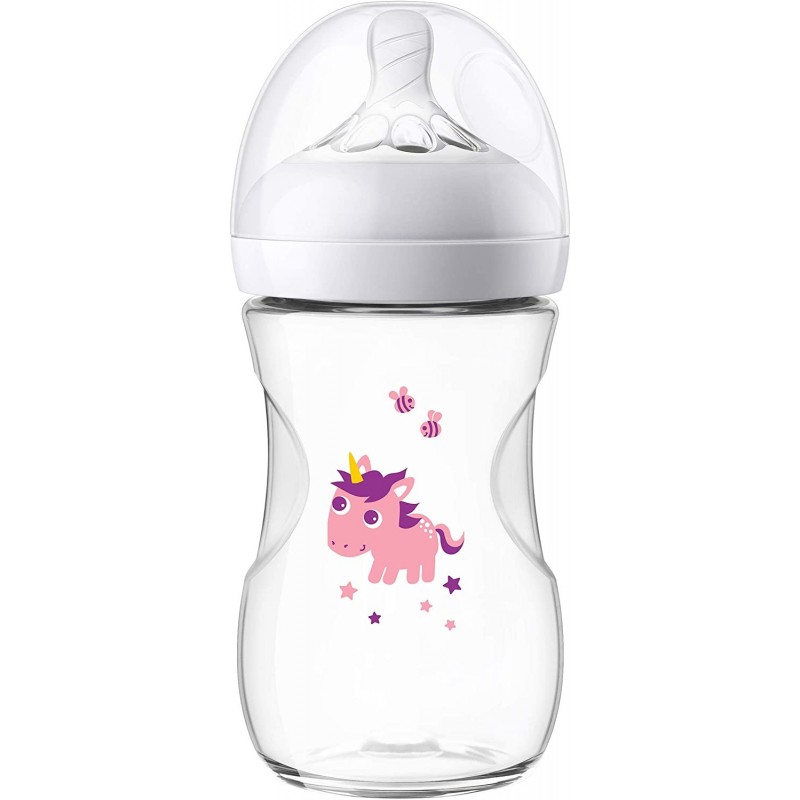 Avent philips Biberon Natural +1 mois UNICORN 260 ml