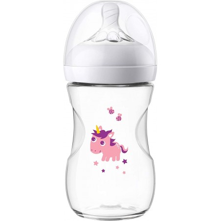 Avent philips Biberon Natural +1 mois UNICORN 260 ml