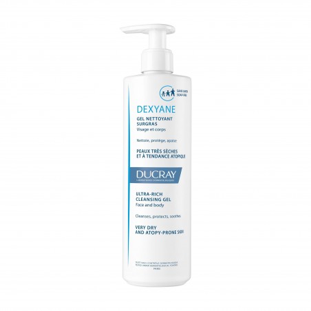 DUCRAY DEXYANE gel nettoyant surgras | 400 ml