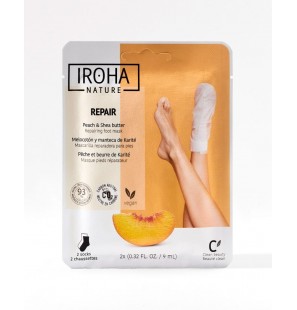 IROHA CHAUSSETTES TRAITEMENT DES PIESDS ET DES ONGLES PECHE 9ML