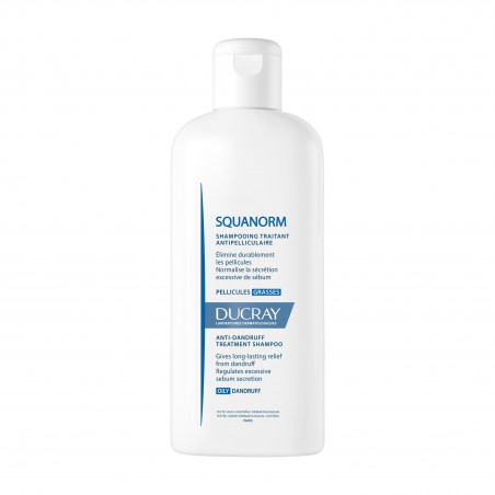 DUCRAY SQUANORM shampooing traitant pellicules grasses | 200 ml