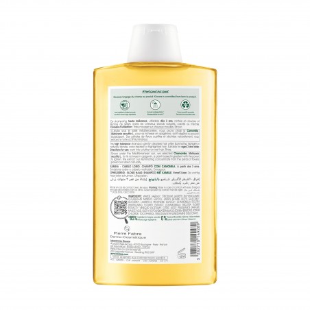 KLORANE CAMOMILLE shampooing | 400 ml