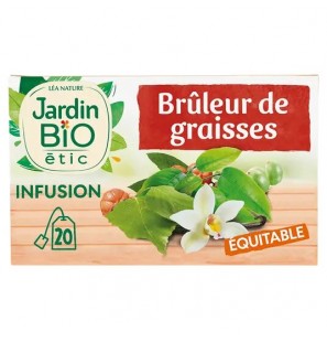 JARDIN BIO BRÛLEUR DE GRAISSES infusion | 20 sachets