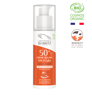 BIARRITZ ALGAMARIS crème solaire Bébé & Enfant spf 50+ | 100 ml