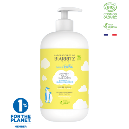 BIARRITZ BEBE liniment oléo-calcaire Bio | 500 ml