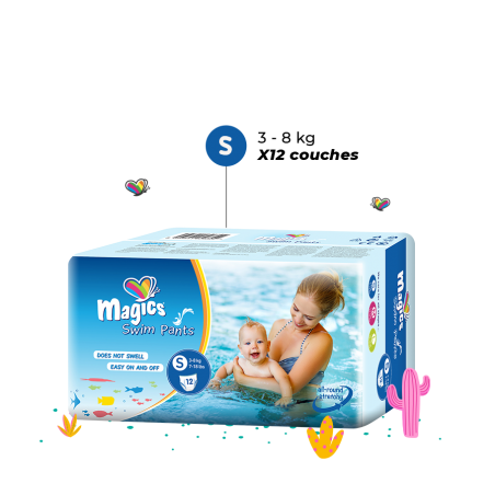 MAGICS Pants 3-8kg Taille S culottes de bain Swim | 12 U