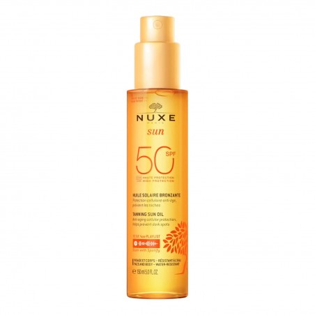 NUXE SUN HUILE SOLAIRE BRONZANTE SPF50 150ML