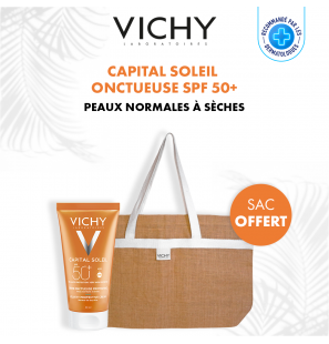 Vichy Capital Soleil Crème Onctueuse SPF50+ Peau Sensible Normale à Sèche | 50ml