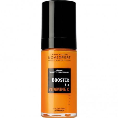 NOVEXPERT Trousse Sérum Booster A La Vitamine C 30 ML + Mousse Nettoyante Flash Eclat 150 ml