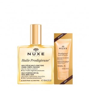 NUXE Offre Huile prodigieuse® 100ml + Prodigieux Huile de Douche 30ml Offerte