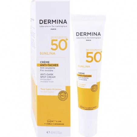 DERMINA SUNLINA CRÈME ANTI-TACHES SPF50+ - 40ML