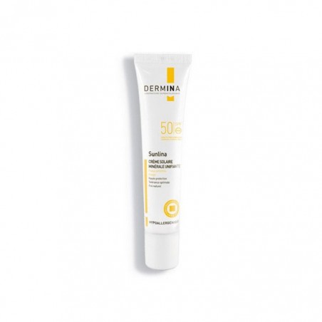 DERMINA SUNLINA crème solaire minérale teintée spf 50 (40ml)