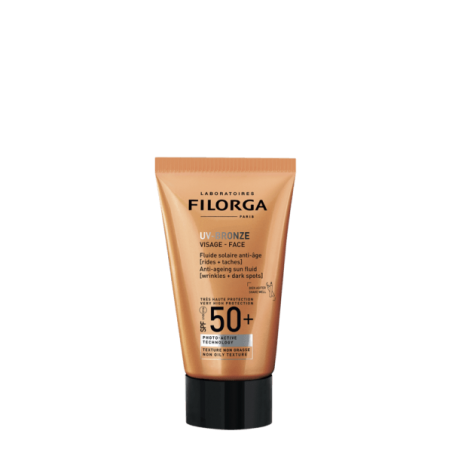 FILORGA UV-BRONZE VISAGE SPF50+ Fluide Solaire Anti-Âge 40ML