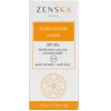 ZENSKA ÉCRAN SOLAIRE INVISIBLE SPF50+ 50ML