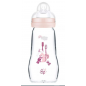 MAM Biberon FEEL GOOD Biberon En Verre ROSE 0+MOIS 260ML