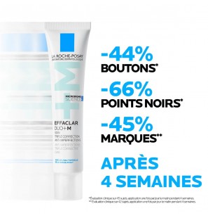 La Roche-Posay Effaclar Duo+M Soin Triple Correction Anti-Imperfections 40ml