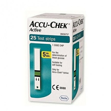 ACCU-CHEK Active bandelettes | 25