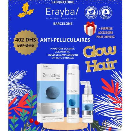 ERAYBA PACK ZENACTIVE ZP set soin purifiant + TROUSSE ET CHOUCHO OFFERT