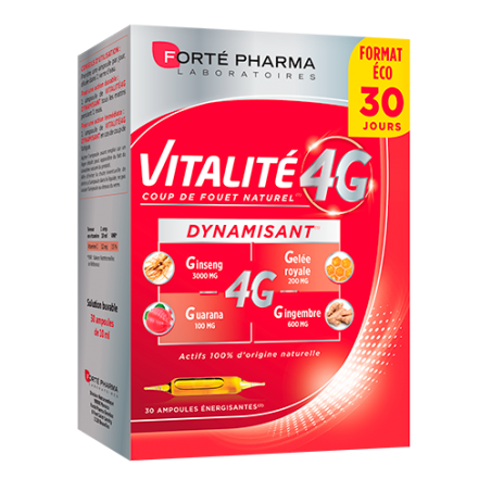 FORTÉ PHARMA Vitalité 4G | 30 ampoules