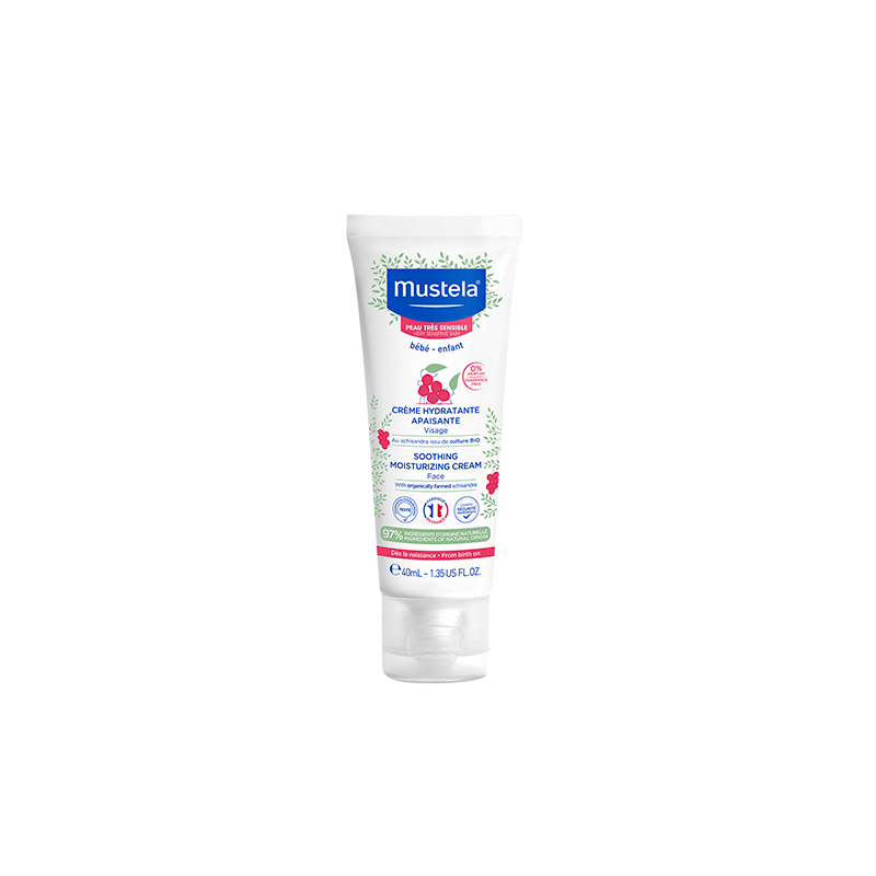 MUSTELA crème hydratante apaisante peaux très sensibles 40ml