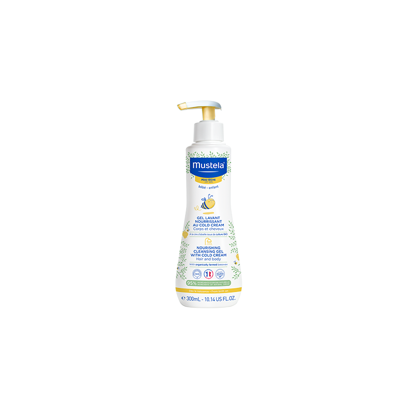 MUSTELA gel lavant surgras peau sèche | 300 ml