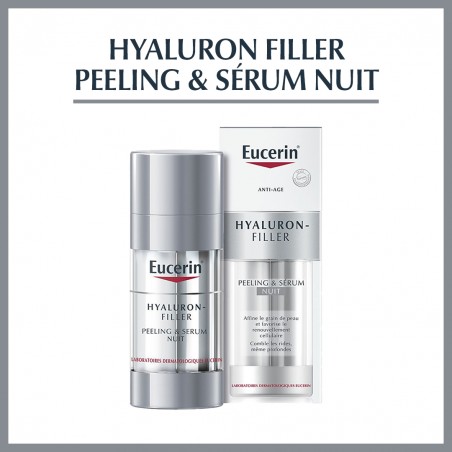 EUCERIN HYALURON FILLER PEELING & SERUM NUIT 30ML