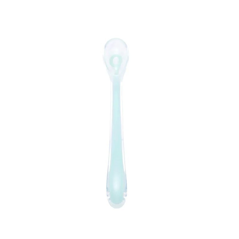 BABYMOOV AZUR Cuillère pour bébé en silicone 1er Age Azur