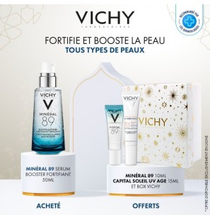 Vichy Offre Minéral 89 Sérum Fortifiant Tous Types de Peaux | 50 ml