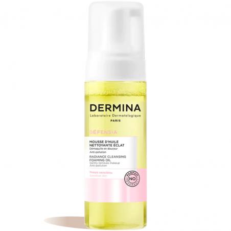 DERMINA DEFENSIA Mousse d'huile démaquillante éclat | 150ml