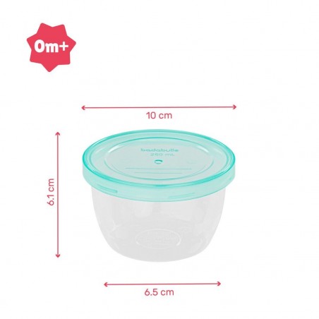 Pots de Conservation Badabowls Maxi Portions x12 250ml Badabulle