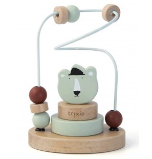 TRIXIE labyrinthe à perles en bois mr polar bear  12m+