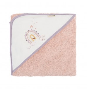 BIMBIDREAMS Cape de bain happydays rosa